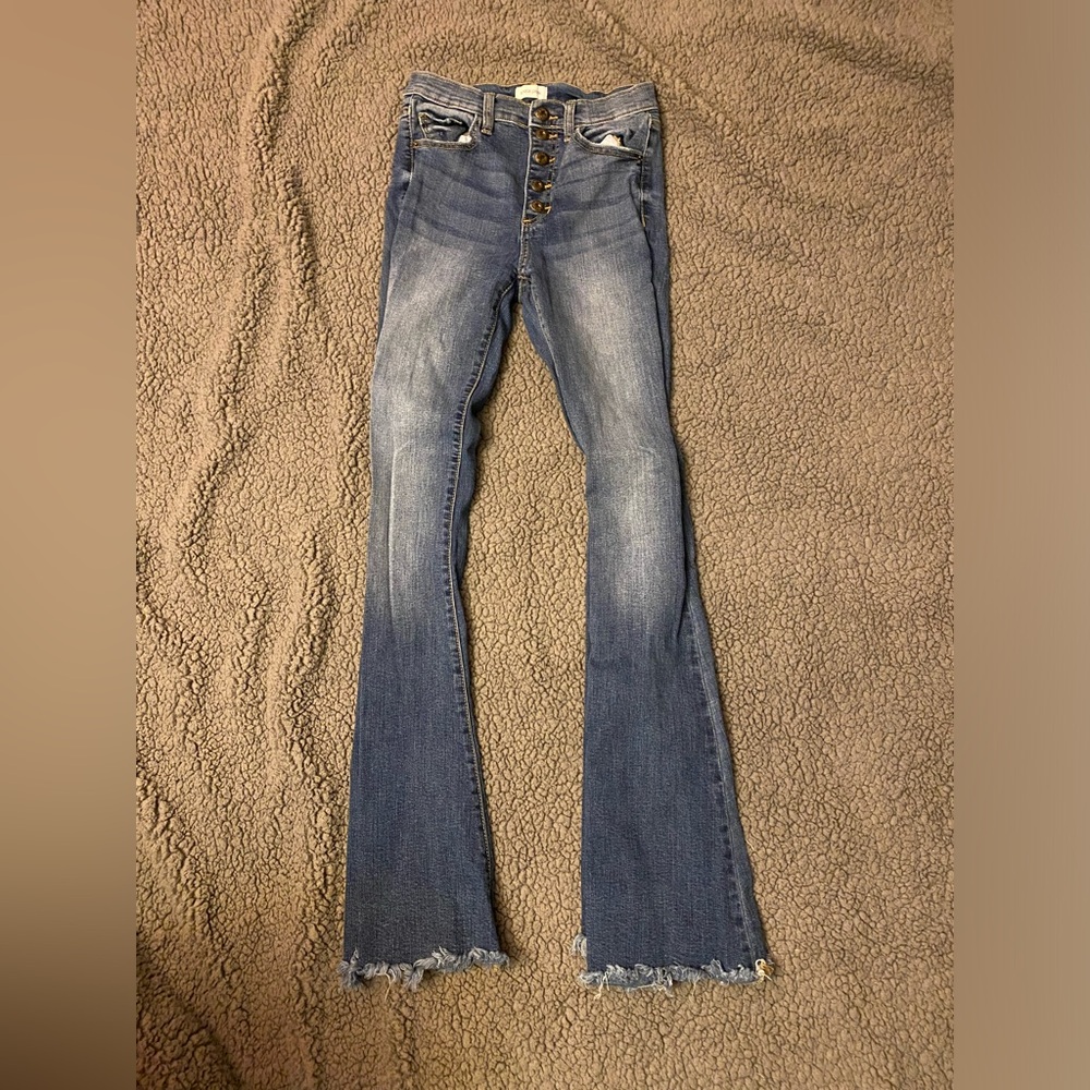 Stylish Blue Flare Jeans